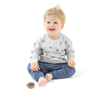 Raglan Sweatshirt and Jogger Set - Football Field Goal 493 Angel Dear Size: 6-12M