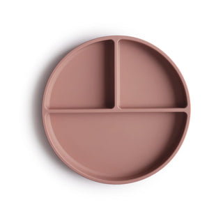 Silicone Suction Platesilicone tablewareMushieColor: Cloudy Mauve