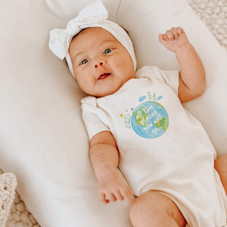 Graphic Bodysuit - Places You Will Go bodysuits Finn + Emma Color: Default Size: 0-3M