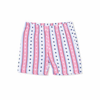 Short Sleeve Pajama Set with Shorts - Stars and Stripes 502 Angel Dear Size: 6-12M