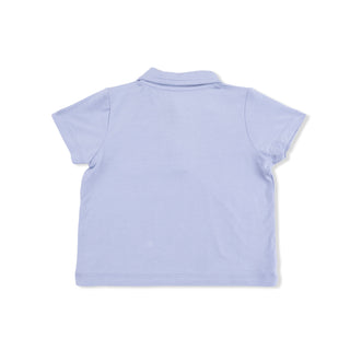 Polo Top with Casual Short - Dusty Plaid 510M Angel Dear Size: 6-12M