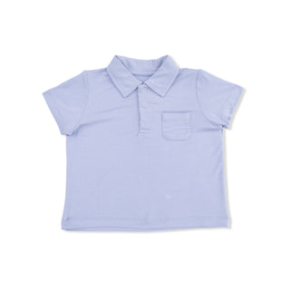 Polo Top with Casual Short - Dusty Plaid 510M Angel Dear Size: 6-12M