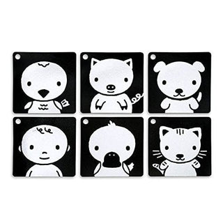 The Original, High Contrast (Black, White, Red) Flashcards for Baby Toy Genius Babies Toys