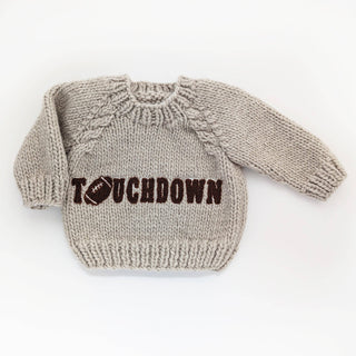 Touchdown Football Sweater for Baby & Toddler Huggalugs Size: 0-6 months
