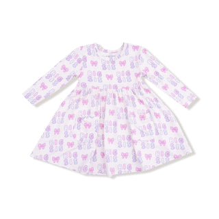 Twirly Long Sleeve Dress Baby & Toddler Dresses 544 Angel Dear Size: 18-24M