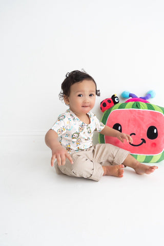 Dream Big Little Co x CoComelon JJ Musical Melon Dream Pocket TeeThe Dream Pocket TeeDREAM BIG LITTLE COSize: 6-12M