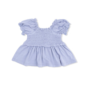 Smocked Blouse and Pant Set - Dusty Plaid 556M Angel Dear Size: 6-12M