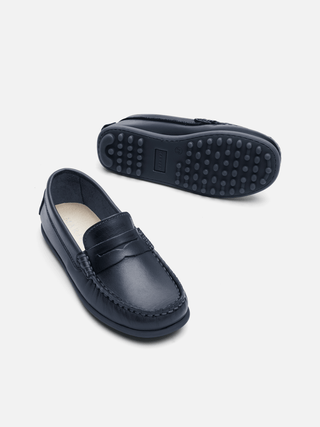 Alex Navy Loafers childrenchic