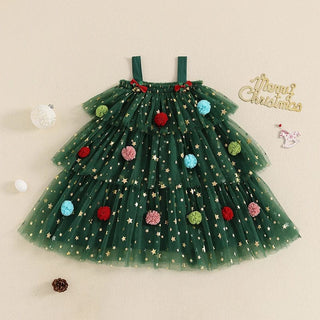 Christmas Layered Tulle Dress