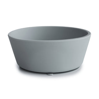 Silicone Suction Bowlsilicone tablewareMushieColor: Stone