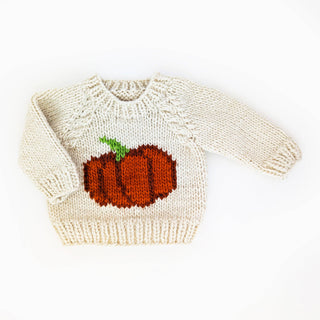 Pumpkin Crew Neck Sweater for Baby & Toddler Huggalugs Size: 6-12 months
