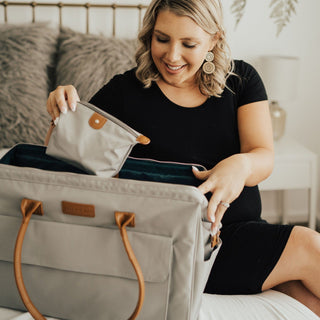 Pre-packed Hospital Birth Bag: "Fully Prepared"Birth BagsBaby BoldlyColor: Classic BlackShower Sandal Size: S(5-6)