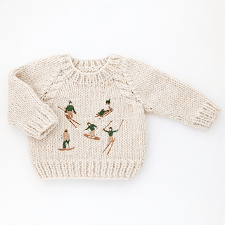 Alpine Ski and Snowboard Sweater for Baby & Toddler Huggalugs Size: 0-6 months