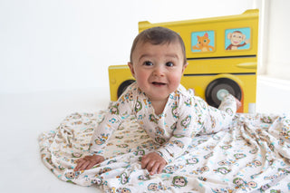 Dream Big Little Co x CoComelon JJ Musical Melon Dream Romper The Dream Romper DREAM BIG LITTLE CO Size: Preemie
