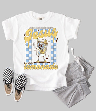 Jesus makes Lemonade | Kids Unisex Tee Made By Yen Size: YS=6-8
