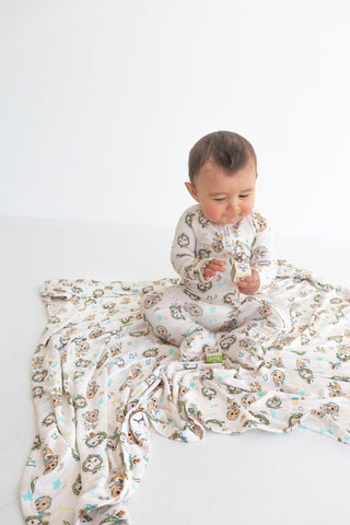 Dream Big Little Co x CoComelon JJ Musical Melon Dream Romper The Dream Romper DREAM BIG LITTLE CO Size: Preemie