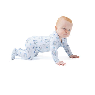 2 Way Zipper Footie Baby & Toddler Sleepwear 651 Angel Dear Size: NB