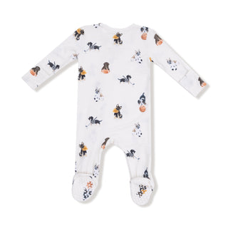 2 Way Zipper Footie Baby & Toddler Sleepwear 651 Angel Dear Size: NB