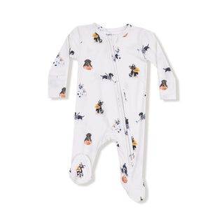 2 Way Zipper Footie Baby & Toddler Sleepwear 651 Angel Dear Size: NB
