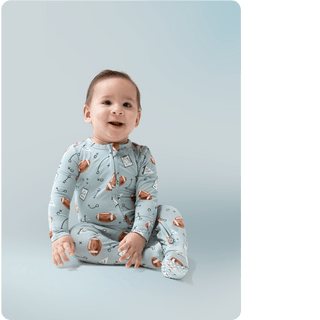 2 Way Zipper Footie 651 Angel Dear Size: NB