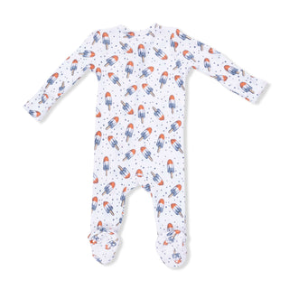 Footie with 2-Way Zipper - Astro Pop 651 Angel Dear Size: NB