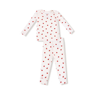 Loungewear Set, Tiny Apples 661 Angel Dear Size: 0-6M