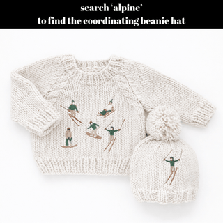 Alpine Ski and Snowboard Sweater for Baby & Toddler Huggalugs Size: 0-6 months