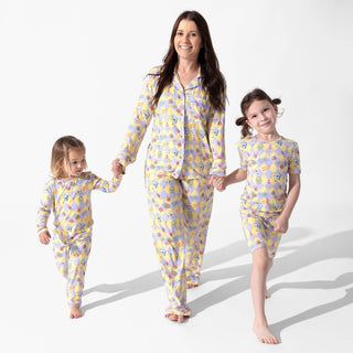 Bamboo Long Sleeve Pajama Set - Clueless As If! Bellabu Bear Size: 3T
