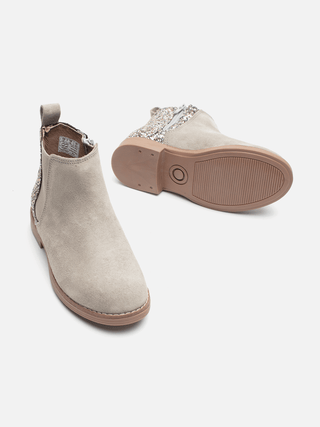 Olivia Taupe Boots childrenchic