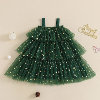 Christmas Layered Tulle Dress