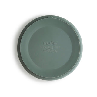 Silicone Suction Platesilicone tablewareMushieColor: Cambridge Blue