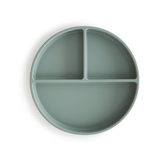 Silicone Suction Platesilicone tablewareMushieColor: Cambridge Blue