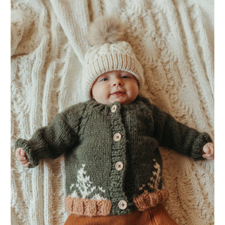 Forest Cardigan Sweater Huggalugs Size: 6-12 months