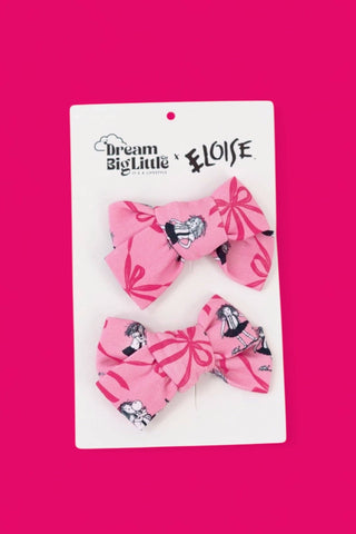 Eloise Royal Ribbons Dream Bow Hair Clips Dream Big Little Co. Size: OS
