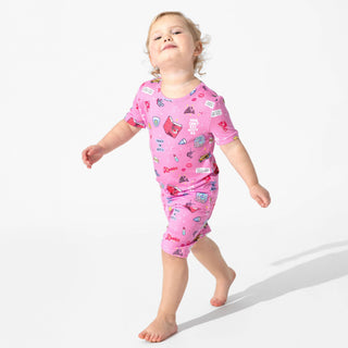 Bamboo Pajama Set with Shorts - Mean Girls: So Fetch Bellabu Bear Size: 18-24 Months