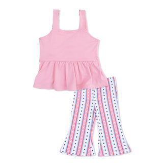 Peplum Tank with Baby Bells - Stars and Stripes 728B Angel Dear Size: 12-18M