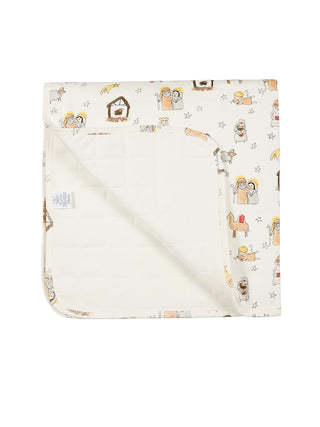 Away in a Manger Blanket Cotton