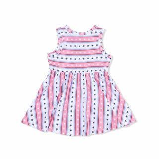 Tank Dress with Bloomer - Stars and Stripes 743 Angel Dear Size: 2T