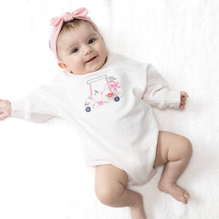 Pink Golf Sweatshirt Bubble 744AP Angel Dear Size: 0-3M