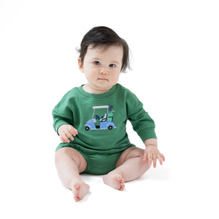 Green Golf Sweatshirt Bubble 744AG Angel Dear Size: 0-3M