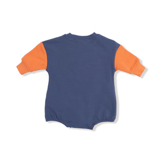 Sweatshirt Bubble with Basketball Patch - Orange 744AB Angel Dear Size: 0-3M