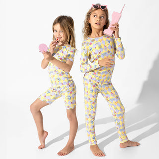 Bamboo Long Sleeve Pajama Set - Clueless As If! Bellabu Bear Size: 3T