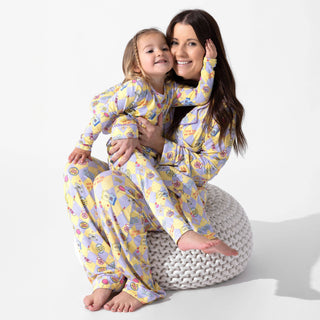 Bamboo Long Sleeve Pajama Set - Clueless As If! Bellabu Bear Size: 3T