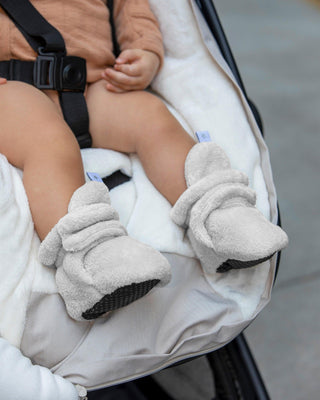 Baby Bootie Slippers - Plush Baby & Toddler Clothing Accessories baby shoes 7AMEnfant Color: Sand Size: 0-3M