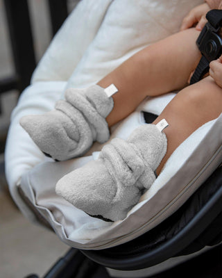 Baby Bootie Slippers - Plush Baby & Toddler Clothing Accessories baby shoes 7AMEnfant Color: Sand Size: 0-3M