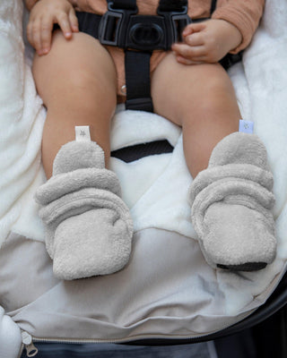 Baby Bootie Slippers - Plush Baby & Toddler Clothing Accessories baby shoes 7AMEnfant Color: Sand Size: 0-3M