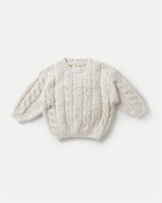 Boxy Cable Sweater - Fuzzy comfywear Baby & Toddler Outerwear