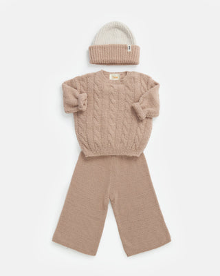 Boxy Cable Sweater - Fuzzy 7AMEnfant