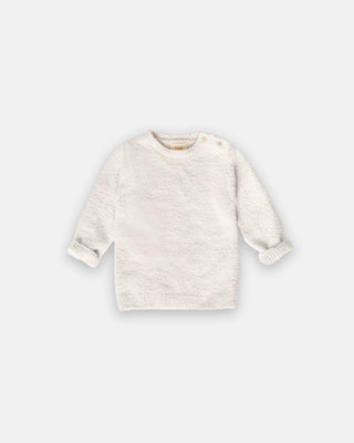 Long Sleeve Top - Fuzzy comfywear 7AMEnfant Color: Ecru Size: 0-3M