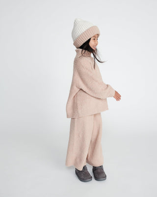 2-Tone Ribbed Beanie - Fuzzy Baby & Toddler Hats Baby & Toddler Hats